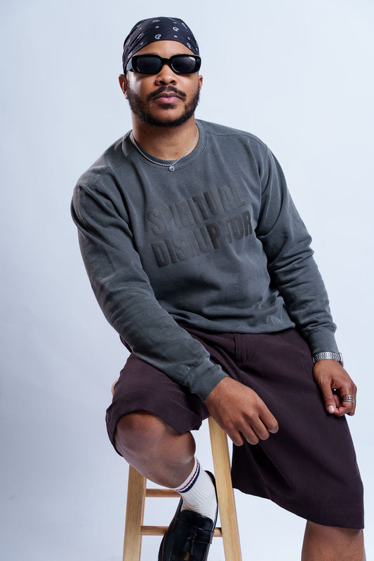Spiritual Disruptor Unisex Crewneck Sweater