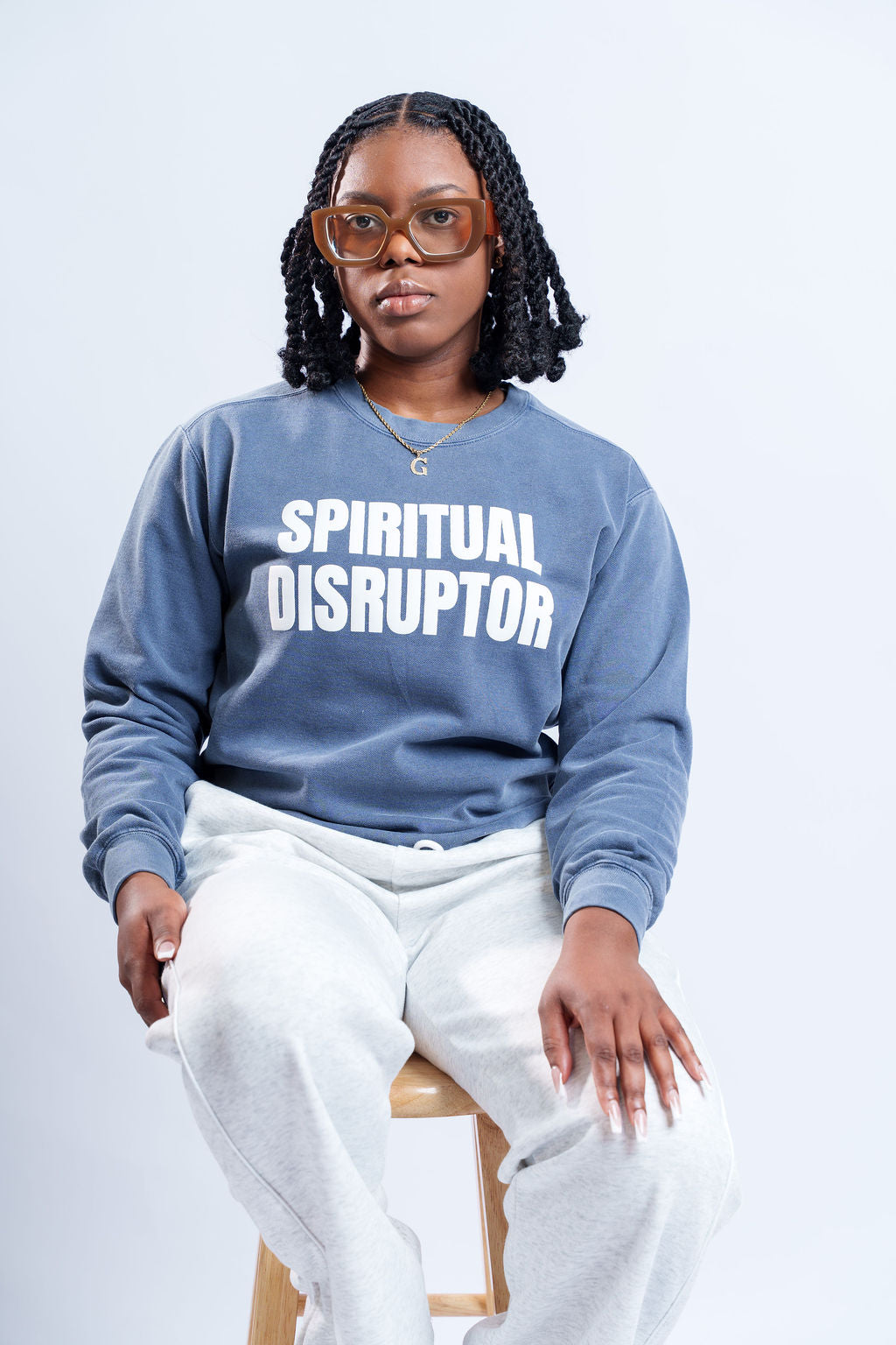 Spiritual Disruptor Unisex Crewneck Sweater