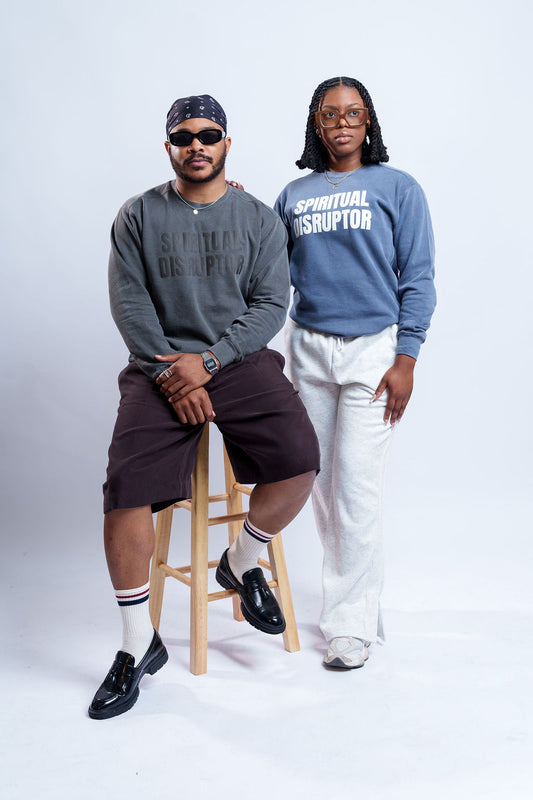 Spiritual Disruptor Unisex Crewneck Sweater